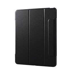☆エレコム 13インチiPad Air(M3/M2) フラップケース 薄型軽量 カラーエッジ 背面クリア ブラック TB-A25XWVFCBK