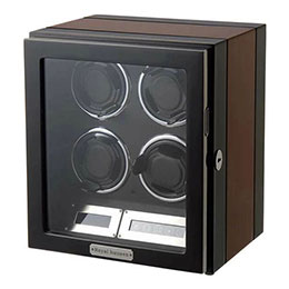 ☆Royal hausen ロイヤルハウゼン ワインディングマシーン ワインダー 4本巻き上げ 液晶パネル リモコン付 GC03-Q21EB