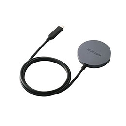 ☆エレコム マグネットQi2 25W規格対応ワイヤレス充電器 25W・卓上 ブラック W-MA12BK