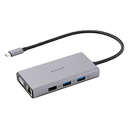 ☆エレコム USB Type-C TM Dual Display対応 10in1ドッキングステーション DST-101BPSV|カー用品卸問屋 ニューフロンテア