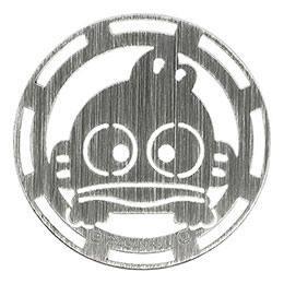 ☆MPT ゴルフマーカー ハンギョドン ヘアライン仕上げ サンリオキャラクターとゴルフを楽しもう 日本製 SR-GMCB00HG-430HL