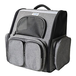 ☆加賀ヘルメット 防災リュック ペット用 ロッジ(リュック単品) 拡張性抜群の多機能キャリーバック グレー BFA-0000PET01|カー用品卸問屋 ニューフロンテア