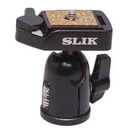 ☆スリック SLIK SBH-100 DQ N 一脚や超軽量三脚に適した小型自由雲台 SBH-100-DQN