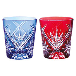 ☆グラスワークスナルミ ワルツ ペアオールド 【約270ml・約φ80×90mm×2】 22609201