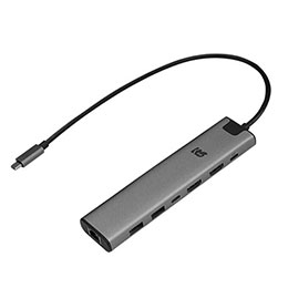 ☆ラトックシステム デュアルディスプレイアダプター(最大4K60Hz、PD・LAN・USBハブ搭載) RS-UCHD2-PHL|カー用品卸問屋 ニューフロンテア