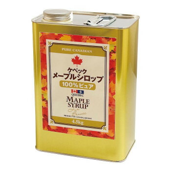 ◎●ケベックメープルシロップ GradeAダーク(ロバストテイスト) 4.5kg×2缶「他の商品と同梱不可 北海道、沖縄、離島別途送料」
