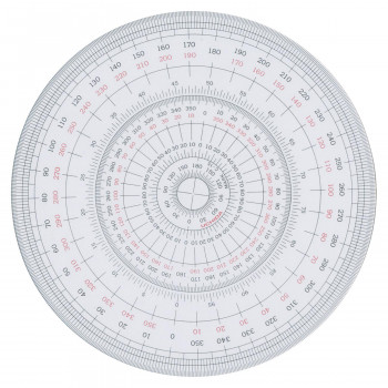 市場 送料無料 1 2 0001 15cm型 北海道 全円分度器 他の商品と同梱不可