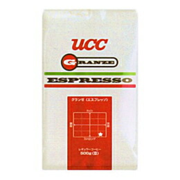 ☆UCC上島珈琲 UCCグランゼエスプレッソ(豆)AP500g 12袋入り UCC301206000