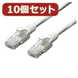 ☆変換名人 10個セット LANケーブル CAT5 30m LAN5-CA3000X10