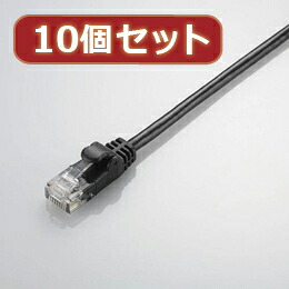 ☆10個セット エレコム Gigabit やわらかLANケーブル(Cat6準拠) LD-GPY BK3X10｜カー用品卸問屋　ニューフロンテア