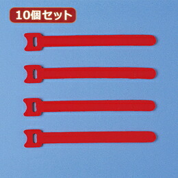 ☆10個セット サンワサプライ ケーブルタイ(面ファスナー) CA-MF2RN CA-MF2RNX10