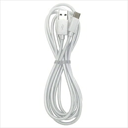 ☆20個セット Lazos USB - Type C 5A ケーブル　ホワイト　2m L-TC5-WH2X20