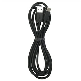 ☆20個セット Lazos USB - Type C 5A ケーブル　ブラック　2m L-TC5-BK2X20