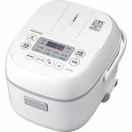 ☆TOSHIBA マイコン炊飯器 3合炊き ホワイト RC-5MFM-W