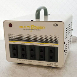 ☆スワロー電機 受注生産のため納期約2週間100～240V対応 マルチ変圧器　100W SU-1000