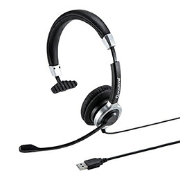 ☆サンワサプライ ノイズキャンセリングマイク付きUSBヘッドセット MM-HSU14ANC｜カー用品卸問屋　ニューフロンテア