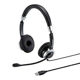 ☆サンワサプライ ノイズキャンセリングマイク付きUSBヘッドセット MM-HSU15ANC