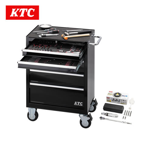 KTC 2026SKセール限定品 ローラーキャビネットセット[72点]（5段5引出し）ブラック　SK37226RXBK