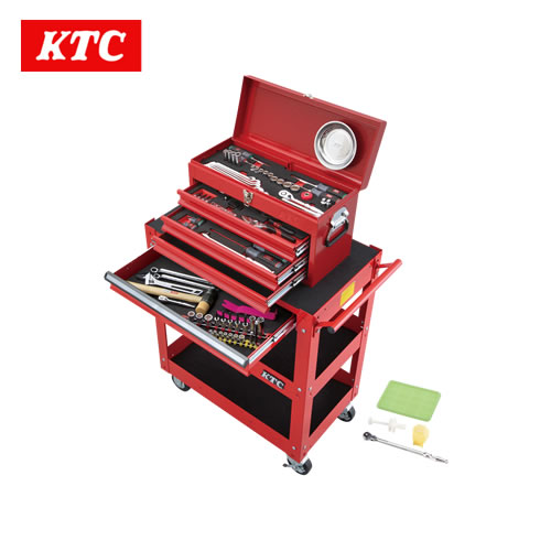 KTC 2026SKセール限定品 エキスパートセット[98点]（3段3引出し・3段1引出し）レッド　SK59826XXR