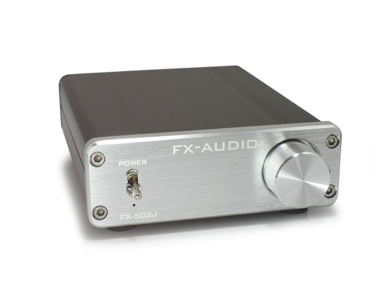 楽天市場 送料無料 Fx Audio Fx 502j シルバー Tpa3116搭載50w 2ch プリメインアンプ Nfjストア 楽天市場店