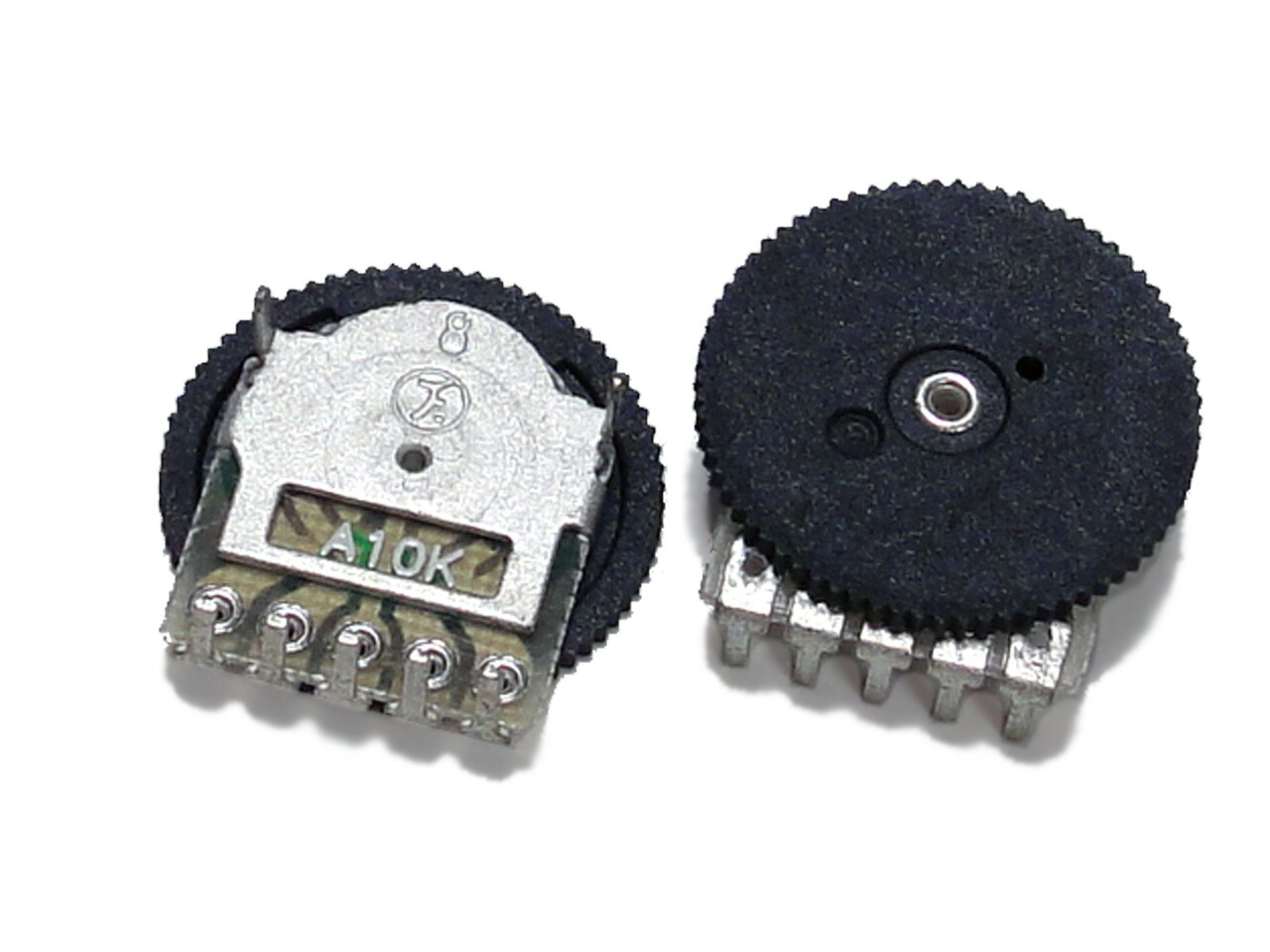楽天市場】ボリューム抵抗 17mmタイプ 2連 Aカーブ20kΩ 6mmローレット