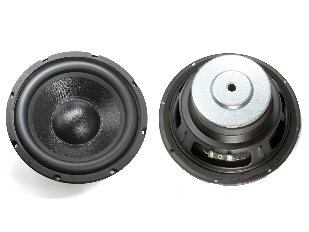 楽天市場 送料無料 樹脂コーティングノンプレスコーンウーハーユニット8インチ 184mm 4w Max1w スピーカー自作 Diyオーディオ Nfjストア 楽天市場店