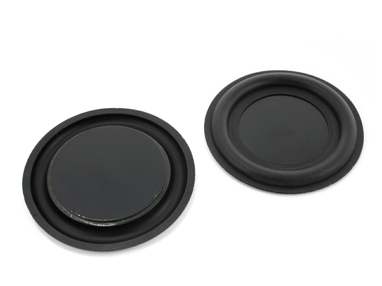 ディンプル設計 樹脂製 スピーカーバスレフポート2個セット Φ72mm×40mm [ブラック]