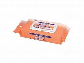 サラ側面除菌はりつけ台 80枚ピロータイプ 【容れもの売りわたす】