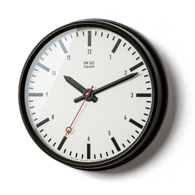 TRAFFICCLOCK(DIN)トラフィッククロックAMPERSANDFACTORYアンパサンドファクトリー壁掛け時計DINドイツ鉄道標識時計クロックおしゃれエルコミューンAMP-C062