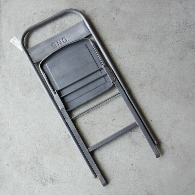 VINTAGE STEEL FOLDING CHAIR / ビンテージ スチール フォールディング