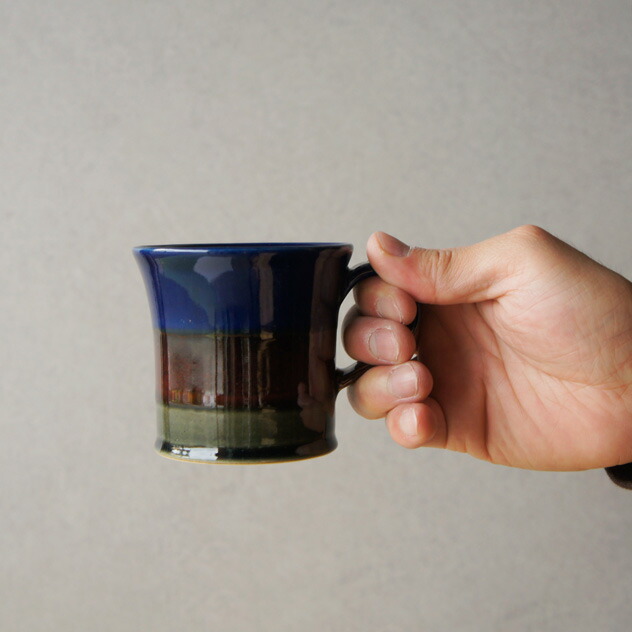 楽天市場 Borrder Mug ボーダー マグangle アングル日本製 マグカップ ティーカップ コーヒー カップ手塗り ハンドメイド 陶器 美濃焼 Interior Shop Nia ニア