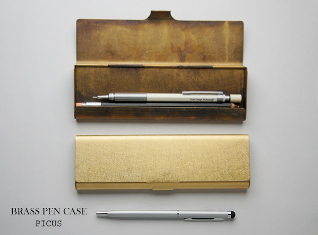 楽天市場 Brass Pen Case ブラス ペンケース Picus ピクス W17xl5 5xh1 6cm 真鍮無垢 真鍮 大人ペンケース Interiorzakka ｚｅｎ ｙｏｕ