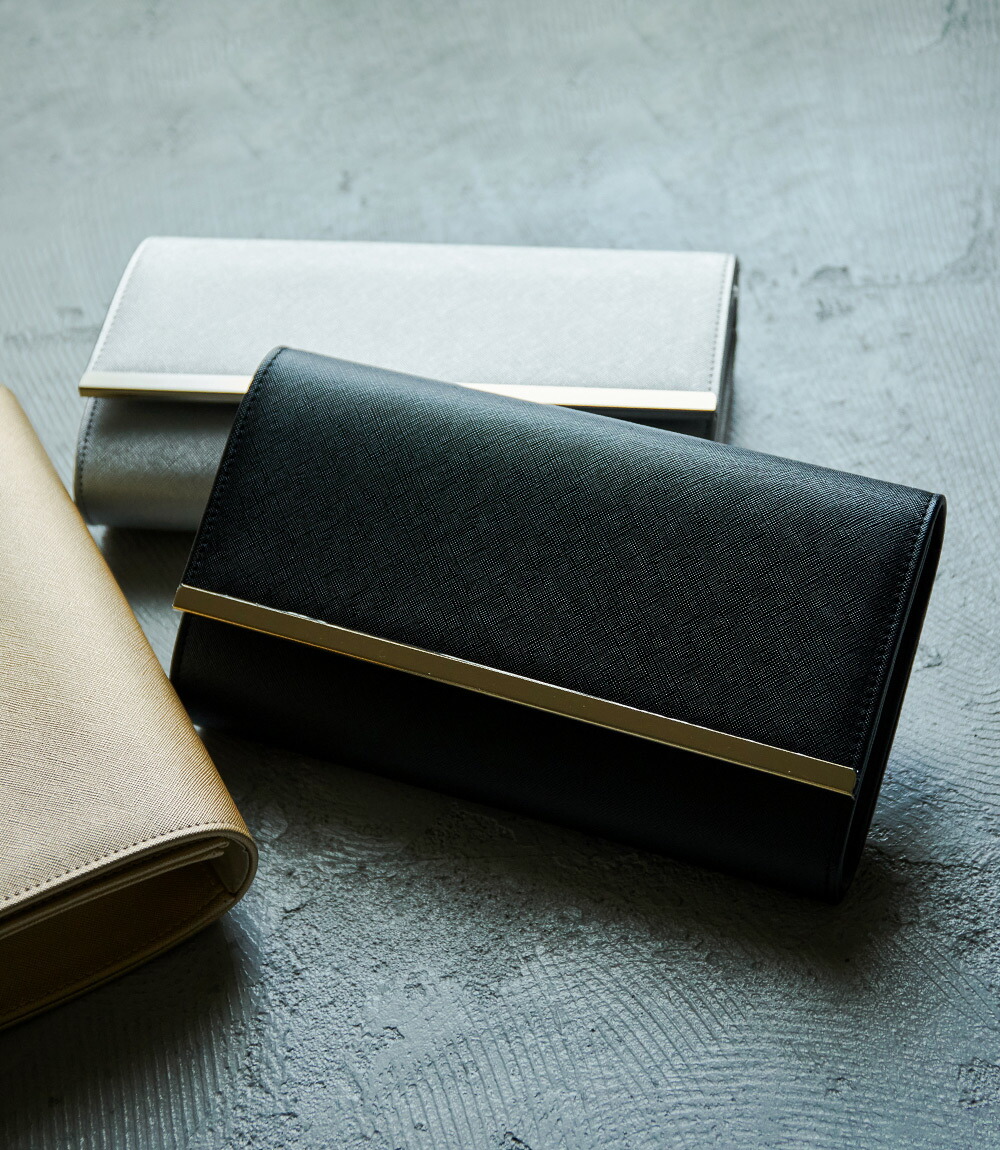 パーティー クラッチ パーティーバッグ ハンドバッグ フェイクレザー ゴールド 黒 クラッチバッグ ベージュ スクエア シルバー 長財布 合皮