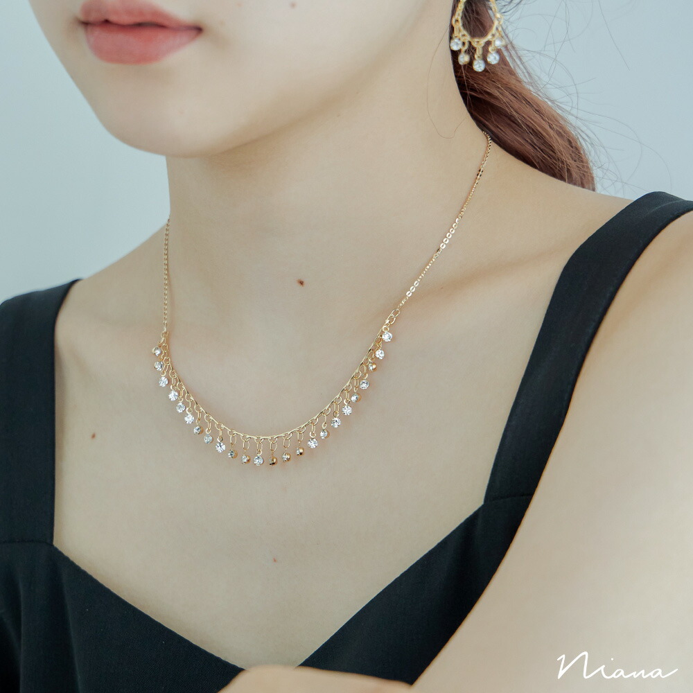 楽天市場】ネックレス レディース パール ビジュー 結婚式