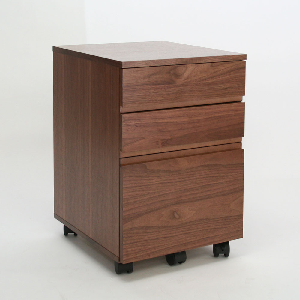 チェスト 横幅 40cm キャビネット収納 ケース収納 書類 整理 Chest ウォールナット 天然木 チェスト 書斎 Walnut Desk Chest k-2315|こどもかぐとギフト ニックス