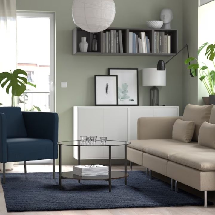 完成品 IKEA イケア STOENSE ストエンセ ラグ パイル短 133x195 cm