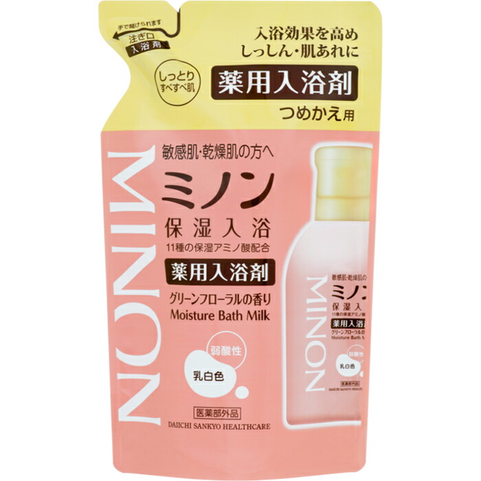楽天市場】ミノン 薬用保湿入浴剤 480mL 医薬部外品 第一三共ヘルス 