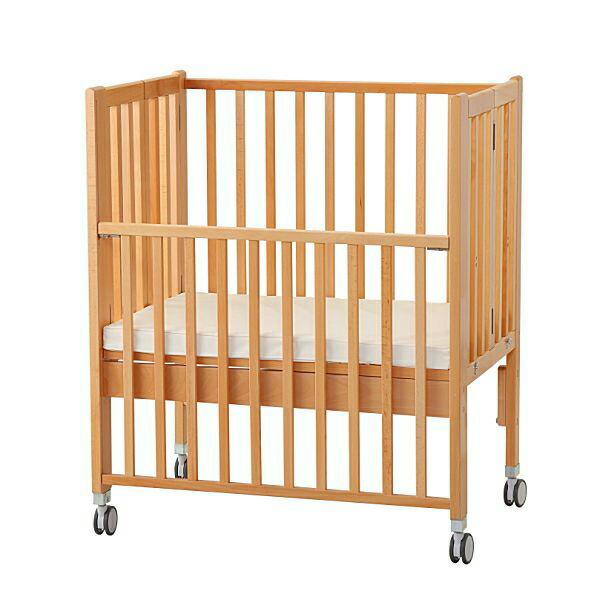 楽天市場】ベビーベッド業務用 折りたたみコンパクトベッド（マット付