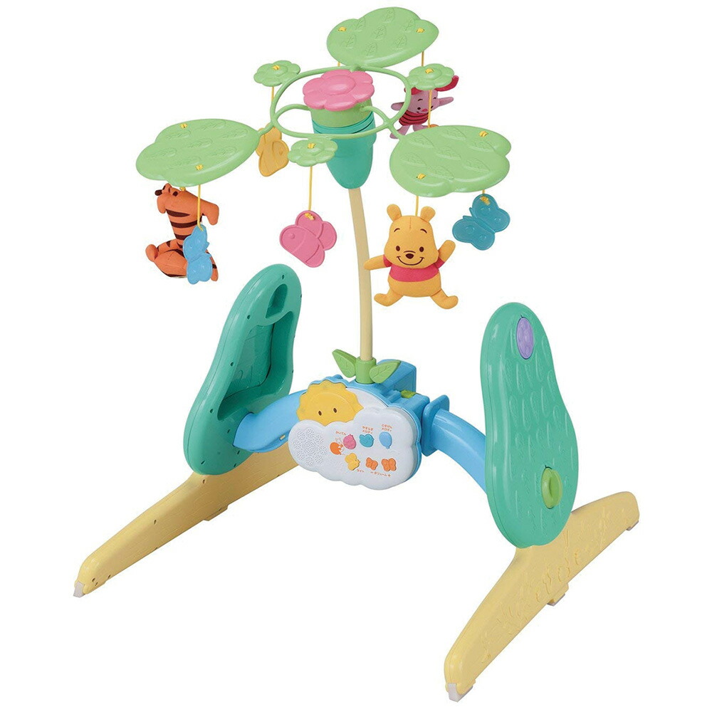 新品 未使用 未開封!!プーさん えらべる回転6wayジムにへんしんメリー えらべる回転 6WAYジムにへんしんメリー プラス くまのプー