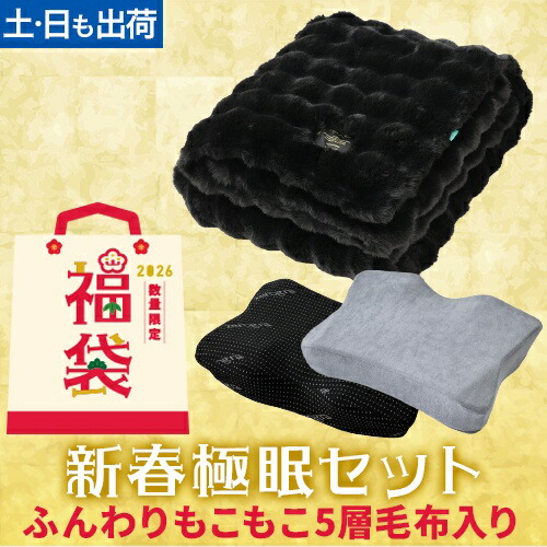 【2026福袋★24,480円相当】プレミアム極眠セット ふんわりもこもこ5層毛布 DEEPSLEEPER 枕カバーエアロゲル アルミシート なめらか ふわふわ 保温 もっちり 高反発 洗える カスタム 高さ調節 mofua premium Zerogra モフアプレミアム ディープスリーパー ゼログラ