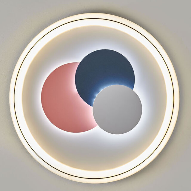 超薄可愛くお洒落なシーリングライト YXKC001 LED （天井照明 インテリア照明 間接照明 ペンダントライト 北欧）｜nicezaka