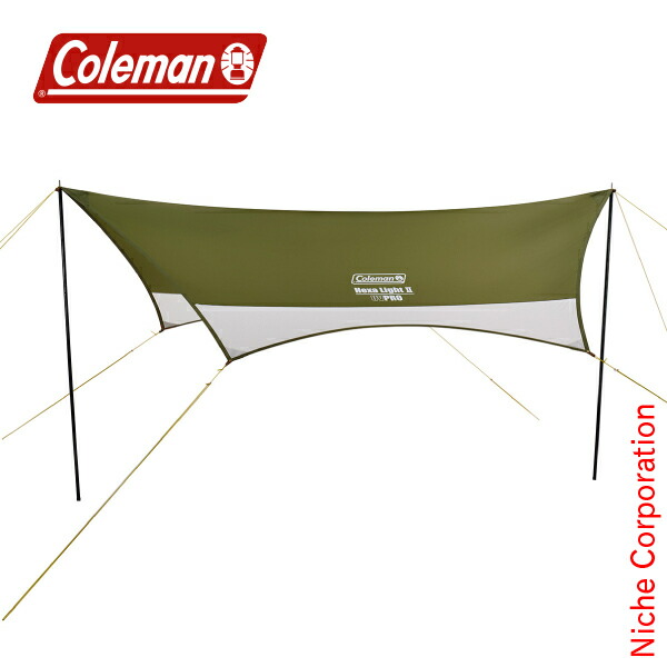コールマン ポール付き XPヘキサタープMDX グリーン　美品　Coleman コールマン ポール付き XPヘキサタープMDX グリーン 美品