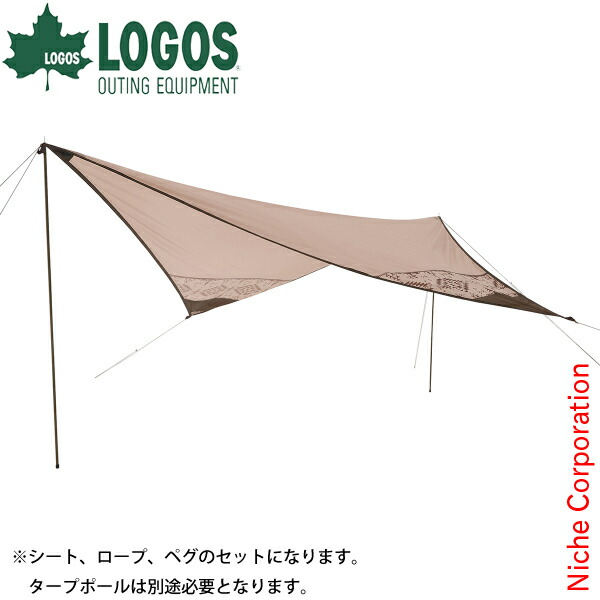 楽天市場】ロゴス LOGOS Tradcanvas ツーリングタープ-BA 71805598
