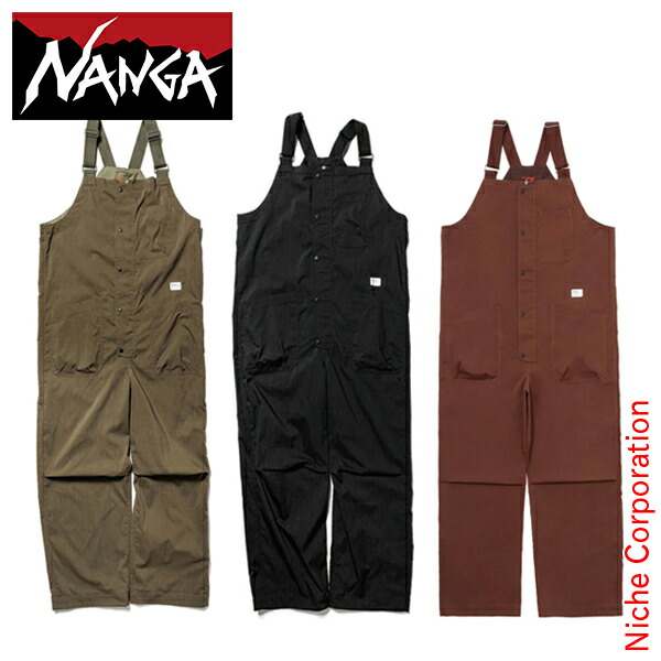 【新品未使用】NANGA タキビ リップストップ フィールドオーバーオール NANGA オーバーオール サロペット NANGA タキビリップストップ