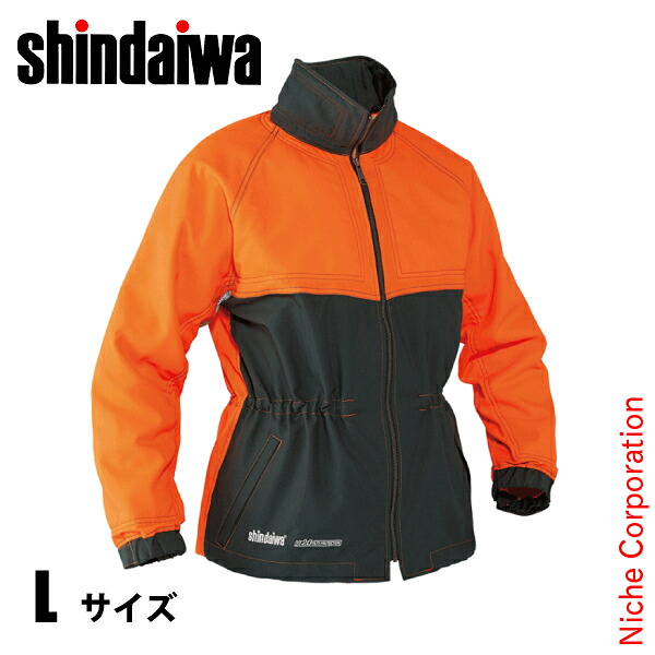 新ダイワ 純正防護ジャケット L TPJ001001LS 軽量 チェンソー ウェア 作業服｜ニッチ・エクスプレス