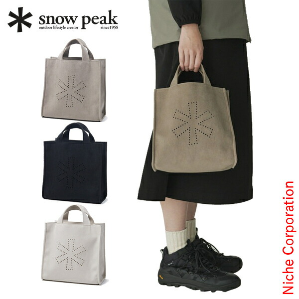 楽天市場】スノーピーク ヴィーガンレザー ミニトートバッグ AC