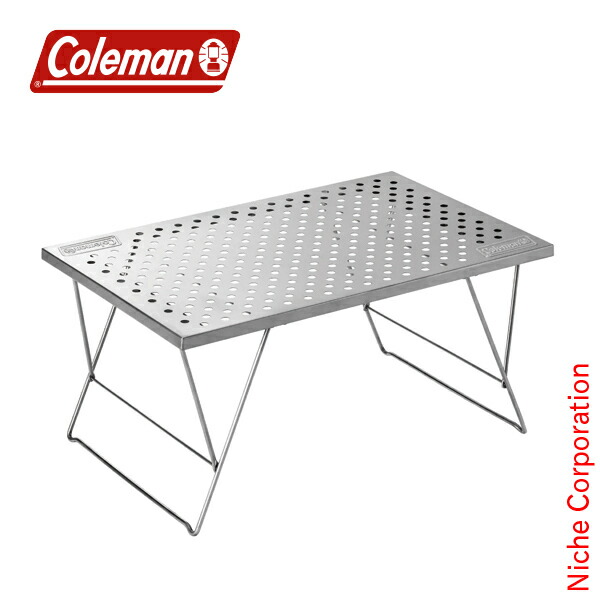 ステンレスファイアーサイドテーブル | Coleman | コールマン