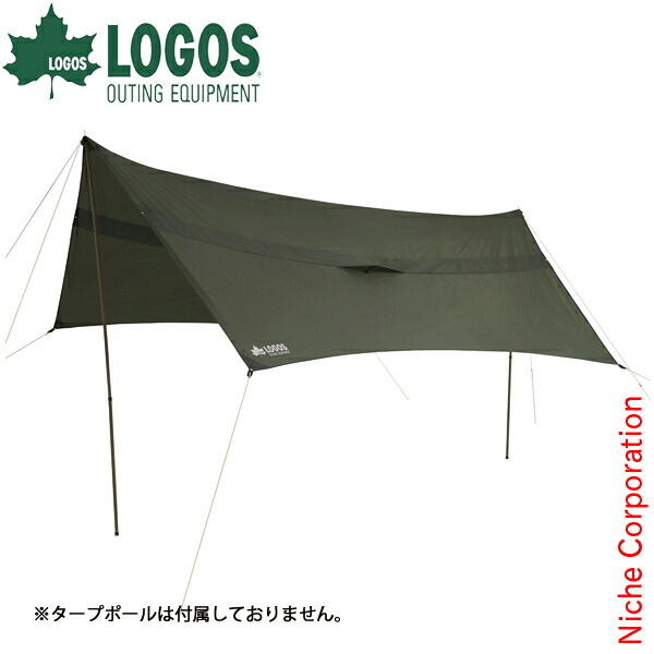 楽天市場】ロゴス タープ Black UV ヘキサタープ5750-AI 71808022