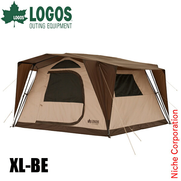 ロゴス Tradcanvas イージーセット キャビンテント XL-BE 71201171 家族 家族キャンプ アウトドア グルキャン 大人数 キャンプ用品 テント 簡単