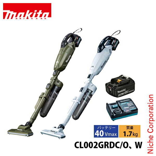 マキタ（makita） 40Vmax充電式クリーナ サイクロンアタッチメント付 バッテリー ・充電器付き CL002GRDC 掃除機 コードレス掃除機 スティッククリーナー 30,183円